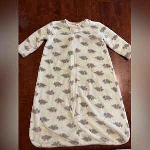 Cozy toddler sleeping sack with Dinosaur Print